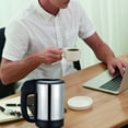 thumbnail image 4 of TFixol Mini Electric Kettle 1000W, 0,5 L,Stainless Steel Automatic Power Off, for Tea and Coffee, Travel Portable Water Boiler , for Hotel, Fast Heating, 4 of 6