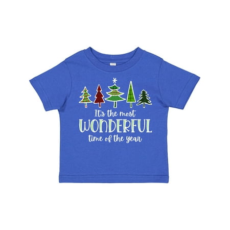 

Inktastic Its the Most Wonderful Time of the Year Christmas Trees Boys or Girls Toddler T-Shirt