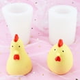 thumbnail image 3 of BYNNIX Epoxy Handmade Soap Mold Chicken Decor Candle Mold for DIY Decorations Making Soap Candle Melt Resin Clay Baking Mold, 3 of 11