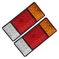 thumbnail image 1 of Rear Indicator Lamp, 12V Tail Lights 2 Pcs High Visibility  For  For Trucks, 1 of 8