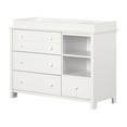 thumbnail image 2 of South Shore Little Smileys Changing table with Removable Rim, Drawers, and Open Storage, in Pure White, 2 of 14