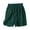 Dark Green, variant on Women's Cutout Lace Casual Shorts - Loose Trim, Versatile Linen-Cotton, Lightweight for Boho Style, Picnic, Summer Date,Black M