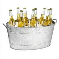 TABLECRAFT PRODUCTS COMPANY BT1914 Oval Beverage Tub, 710 oz. Galvanized Steel