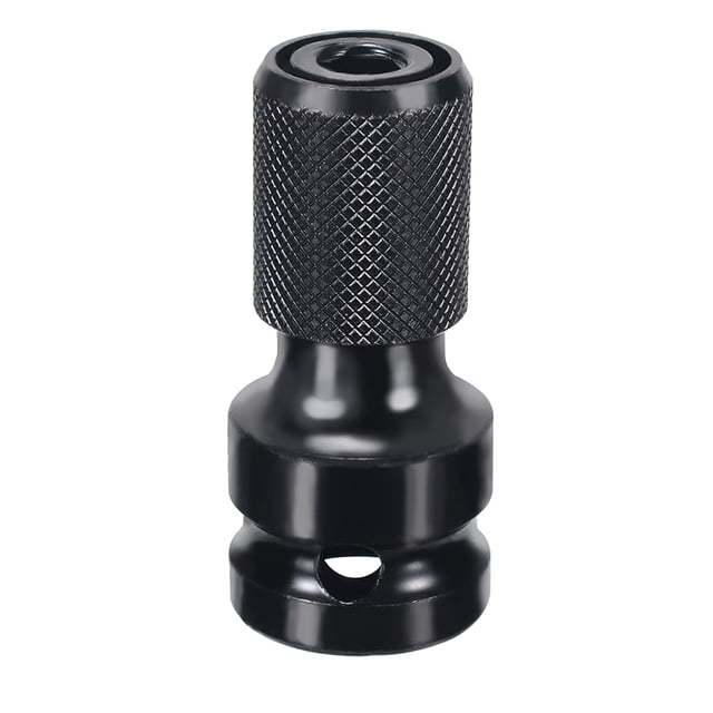 Adaptador de llave de impacto eléctrica de 1/2 pulg. con vástago hexagonal de 1/4 pulg. para llave eléctrica Convertidor de mandril de liberación rápida