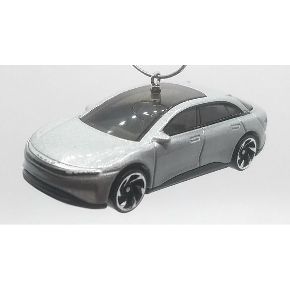 Christmas Ornament for Lucid Air Grey Black