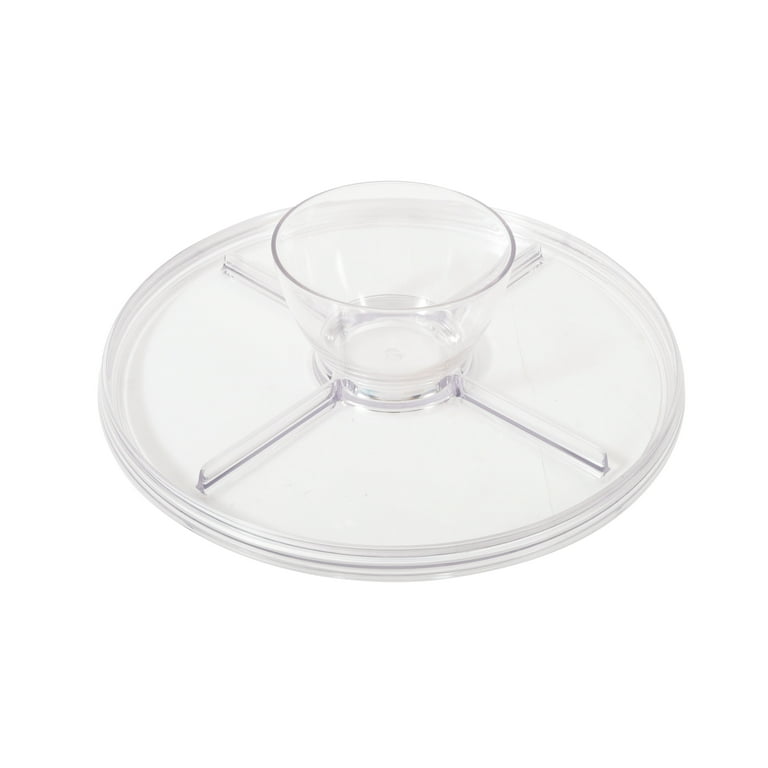 Better Homes & Gardens 12.25 in Round Acrylic Everyday Cake Stand, Clear