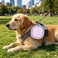 thumbnail image 2 of FEOLGEHLY Slow Feed Travel Dog Bowl Pet Bowl, Non Skid Collapsible Silicone Slow Feeding Food Water Bowl for Small Dogs and Cat Bowls for Indoor Cats Outdoor Portable Pet Dining Supplies, 2 of 6