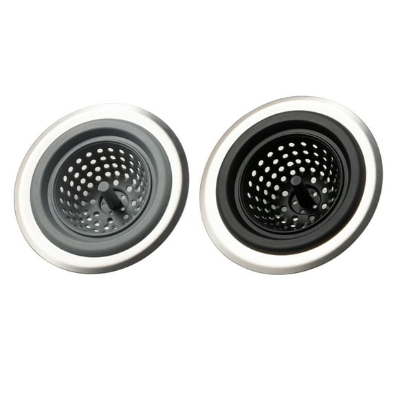 Silicone Drain Protectors Bathroom Shower Kitchen Sink Filter Screen