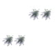 thumbnail image 2 of Injueey 2 uds lavanda artificial flor falsa plástico 7 puntas jardín planta ramo romántico autoensamblaje florero de Navidad púrpura Púrpura 2Conjunto, 2 of 6