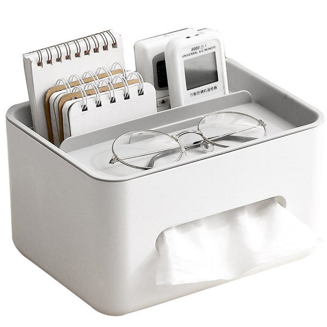 Caja de pañuelos de almacenamiento para mesa de café de sala de estar simple, caja de almacenamiento multifuncional para artículos diversos, caja de papel para restaurante de oficina