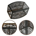 thumbnail image 5 of Raindrops Industrial Black Metal Lamp Shade with Hollow Out Design for Pendant and Ceiling Light, 5 of 7