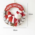 thumbnail image 2 of Christmas Decoration Rattan Circle With Fabric Doll Handmade Decor, 2 of 5