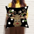 thumbnail image 4 of Bobasndm Christmas Pillow Covers 18" x 18", Decorative Pillow Covers for Holiday Decorations,Pillow Cover for Sofa, Christmas Snowman Santa Claus, 4 of 9