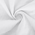 thumbnail image 5 of Robes pour Femmes 2024 Été Surdimensionné Coton Lin Couleur Unie Robe en Dentelle Soluble dans l'Eau Manches Courtes Col en V Longueur Genou 50 % de Réduction!, 5 of 5
