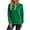 Green, variant on LEBONYARD Women's Trendy Half Zipper Crew Neck Small Dough Twists Solid Colored Tops Casual Loose Warm Fit Long Sleeve Round Neck Winter Sweaters