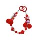 thumbnail image 4 of Charms para teléfono, charms para bolsos, llaveros, charms fantásticos para bolsos, monederos hechos a mano. rojo, 4 of 9