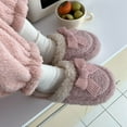 thumbnail image 6 of Aueoeo Slippers for Women Outdoor, Womens Slip on Home Slippers Soft Memory Foam House Slippers for Ladies Indoor Bedroom Fuzzy Slippers, 6 of 8
