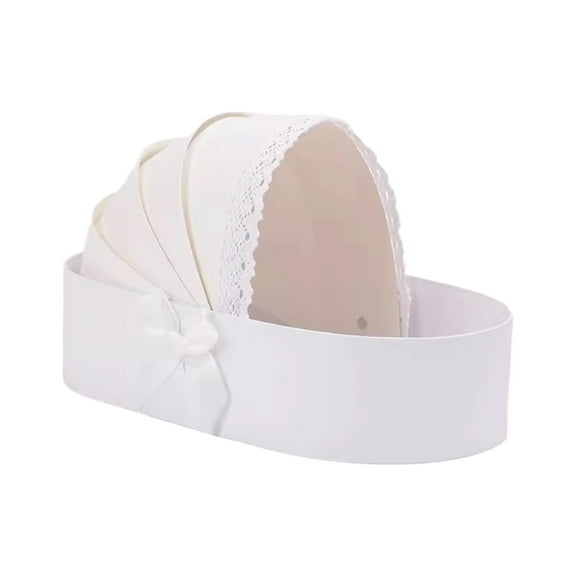 Cradle Shape Flower Basket Baby Showers Empty Hamper Basket Flower Bouquets Box Empty Cardboard Gifts Box For Wedding