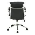 thumbnail image 5 of Mid Back Manager's Chair with Dillon Black Fabric and Chrome Base, 5 of 8