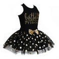 thumbnail image 2 of MSemis Baby Girls First Birthday Party Outfits Sleeveless Top with Shiny Polka Dots Tutu Skirt, 2 of 6