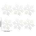 thumbnail image 3 of Neoyler 6 Pack Christmas Decorations Christmas Tree Decorations Lightweight Foam Snowflake Pendants Realistic Three Dimensional Design for Home Office Party Adds Festive Winter 7.9in White, 3 of 5