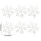 thumbnail image 3 of Adornos navideños, adornos navideños, copos de nieve de espuma, colgantes para árbol de Navidad, colgantes con textura hechos a mano que iluminan cada centímetro de la Nochebuena, colgante de copo de, 3 of 6