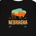 thumbnail image 4 of Inktastic Nebraska Vacation Buffalo Boys or Girls Long Sleeve Toddler T-Shirt, 4 of 5