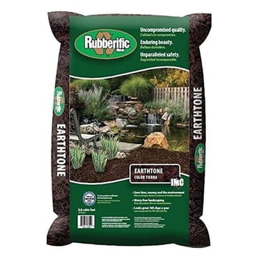 GroundSmart Brown Rubber Mulch, 75 cu ft Super Sack - Walmart.com
