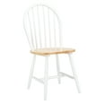 thumbnail image 4 of SAFAVIEH Camden Spindle Back Dining Chair, White/Natural, Set of 2, 4 of 13