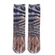 thumbnail image 1 of Calcetines unisex de algodón con estampado de huellas de animales, calcetines elásticos con estampado 3D para pies (gato para niños), 1 of 8