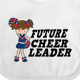 thumbnail image 4 of Inktastic Future Cheerleader Girls Baby Bib, 4 of 4