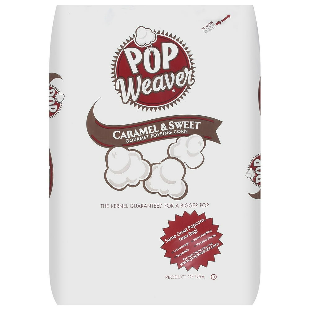 Pop Weaver Caramel & Sweet Popping Corn 50lb