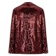 thumbnail image 4 of Puntoco Moda Mujer Manga Larga Frente Abierto Ropa de Abrigo Suelta Blusa Sólida Abrigo tops Blusa Puntoco Puntoco-1826, 4 of 6