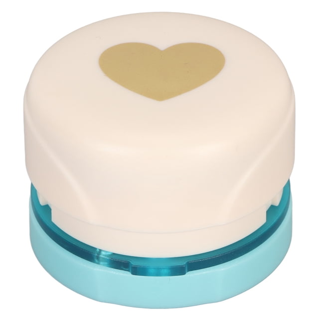 Perforadora de papel magnética de metal para manualidades, perforadora de relieve para manualidades de papel, álbumes de recortes, tarjetas, arte, forma de corazón.