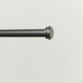 thumbnail image 5 of EXCLUSIVE HOME Topper 1" Curtain Rod and Finial Set, Gunmetal, Adjustable 84"-160", 5 of 6