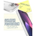 thumbnail image 4 of Smartish iPhone 15 Pro Max Slim Case - Gripmunk - [Lightweight + Protective] Thin Grip Cover with Drop Protection - Clearly Clear, 4 of 6