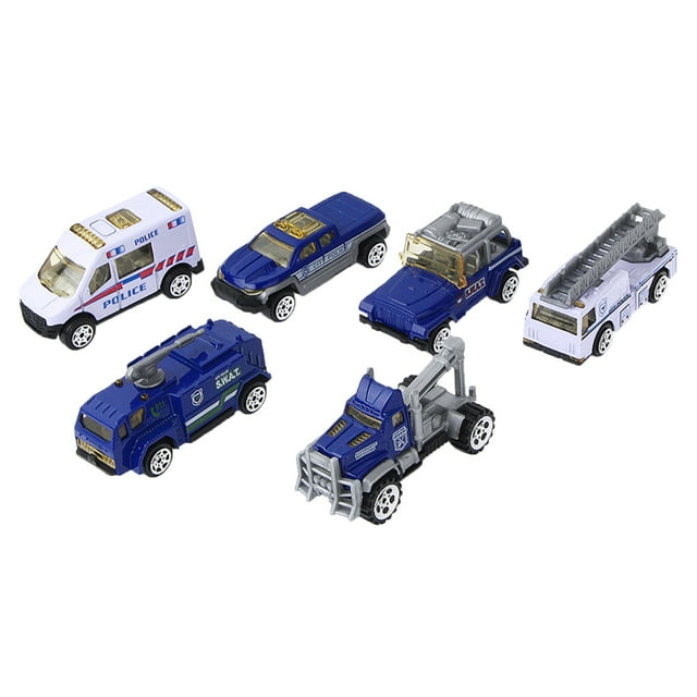 City 1:64 Coleccionable 6 Real Die- Team Classic Bag Cars Modelo de coche de metal