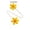 Yellow, variant on Beautynvta 2 Pcs Flower Curtain Tiebacks, Drapes Sheers Tie Backs, Bendable Curtain Holdbacks, Twist Tie Backs for Home Bedroom Decor, Coffee