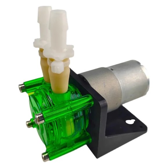 Large Flow Corrosion-resistant Peristaltic Pump, DC 12V/24V 700ML/MIN 300RPM Easy To Install Titration Pump BPT Tube