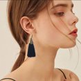 thumbnail image 2 of Pendientes acrílicos Tasseles geométricos Estilos étnicos hechos a mano Chic Atractivo Diseño único Material Premium Material Ear Drop Barbas 12 Paquetes Methold AP008673-03B, 2 of 5