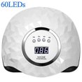 thumbnail image 1 of 248W UV LED Nail Lamp, with 60 LED Beads, Faster Curing Lamp LED Nail Dryer with 4 Timers white, nail lamp, 1 of 5
