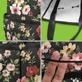 thumbnail image 5 of Garden Tool Bag,Pioneer Flower Floral Print Pattern Garden Tool Organizer,Garden Gifts,Waterproof Multi-Pocket Garden Tool Storage 11.8x5.5x11.4 Inch(Tools NOT Included), 5 of 6