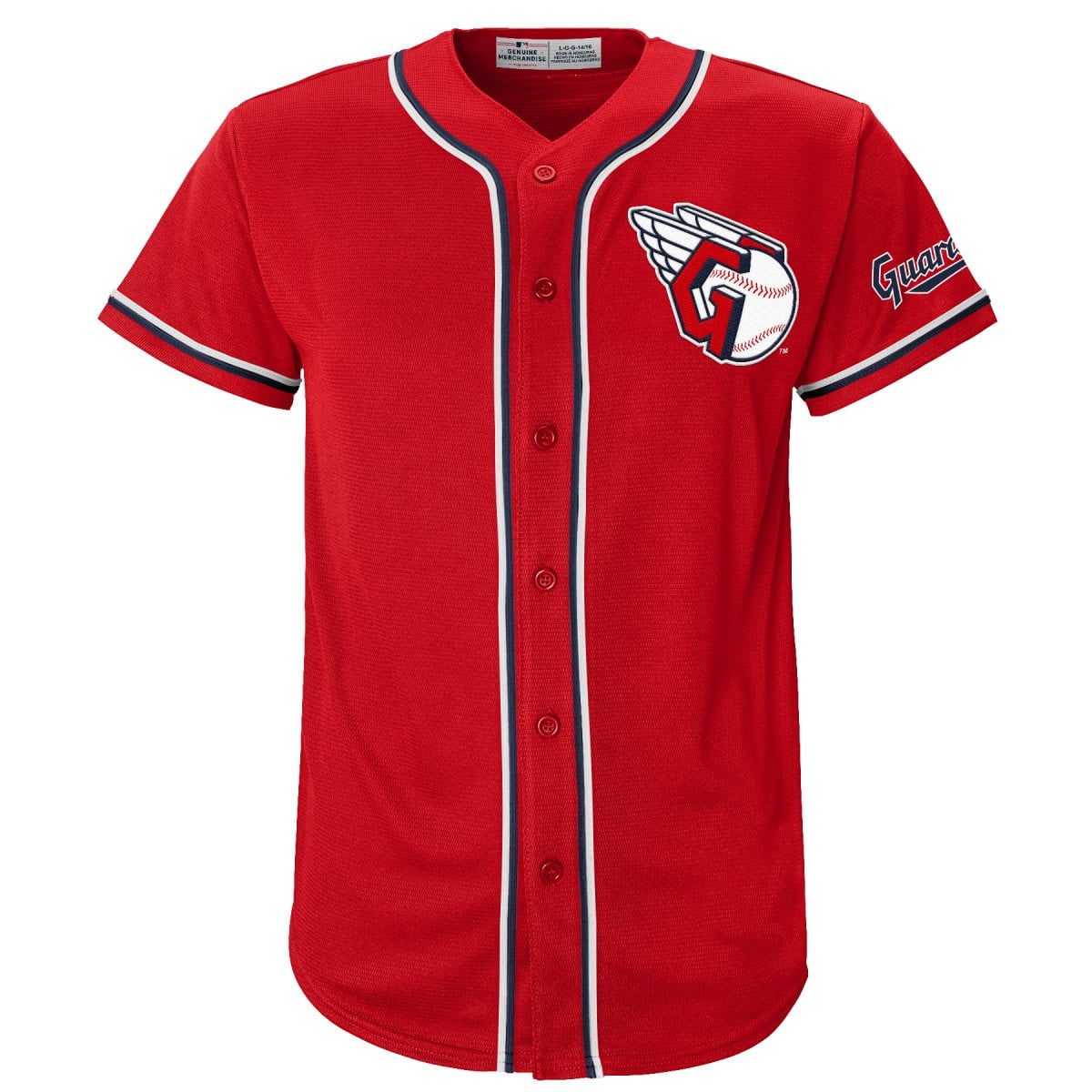 MLB Cleveland Guardians Youth Primary Color Synthetic Jersey