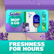 Swiffer Sweep + Mop, Wet Pads Refill, Floor Cleaner, Cleaning Cloths, Lavender, 24 Count