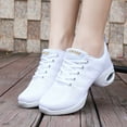 thumbnail image 2 of Zapatos de baile cuadrados para adultos, suela suave, zapatos de baile marinero para mujer, zapatos de baile de malla transpirable para mujer, verano, 2 of 5