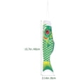 thumbnail image 2 of Miangastore 3pcs Fish Windsock Japanese Garden Decor Hanging Wind Flag Fish Party Decoration, 2 of 8