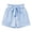 P10-Sky Blue, variant on 5-6 Years Girl Pants Summer Shorts With Pockets Stretch Elastic Waist Playwear For Toddler Kids Staight Leg Trouser Classic Clothing Black