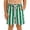 Green, variant on Athletic Shorts for Boys, Two-Tone Stripe Printed Lightweight Breathable Gym Workout Shorts, Running Basketball Performance