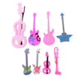 thumbnail image 1 of 8 unids / set artículos de miniaturas de casa de muñecas de plástico instrumento musical Erhu violonchelo violín guitarra y así sucesivamente Baoblaze Instrumento de Muñecas, 1 of 6