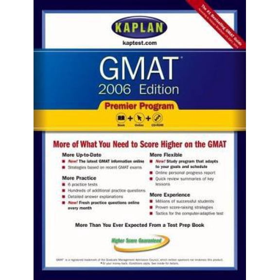 Pre-Owned Kaplan GMAT 2006, Premier Program (Paperback) 0743265424 9780743265423